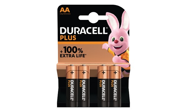 Duracell Plus Power AA 4 Pack