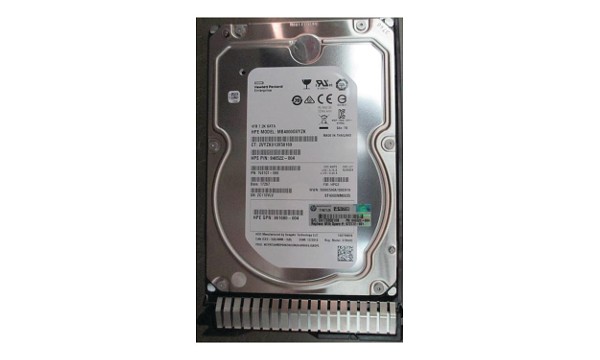 ProLiant ML350e Gen8 v2 Base SPS-DRV HDD 4TB 6G 7.2K LFF SATA DS SC